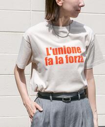 ITEMS URBANRESEARCH | ロゴハンソデTシャツ(Tシャツ/カットソー)