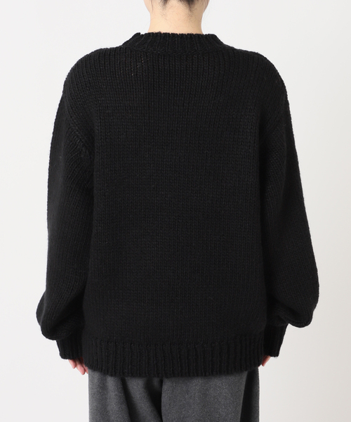 CITYSHOP(シティーショップ)の「LOOSE KNIT PULLOVER:ニット(ニット/セーター・レディース・ブラック/チャコールグレー/ベージュ・FREE)」の12枚目の写真