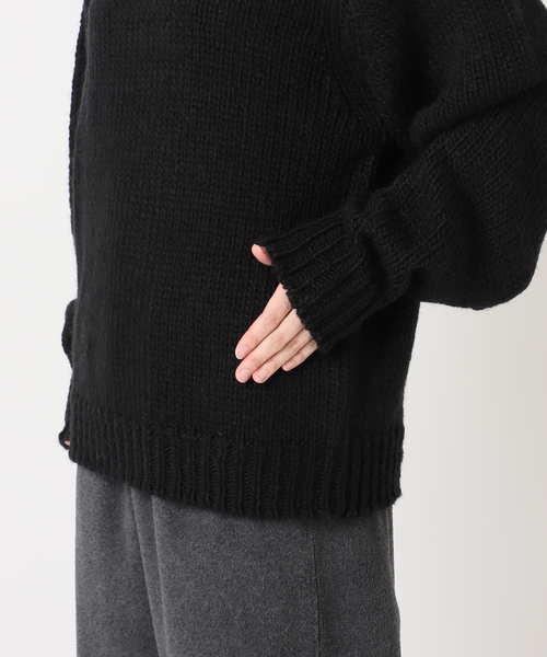 CITYSHOP(シティーショップ)の「LOOSE KNIT PULLOVER:ニット(ニット/セーター・レディース・ブラック/チャコールグレー/ベージュ・FREE)」の15枚目の写真