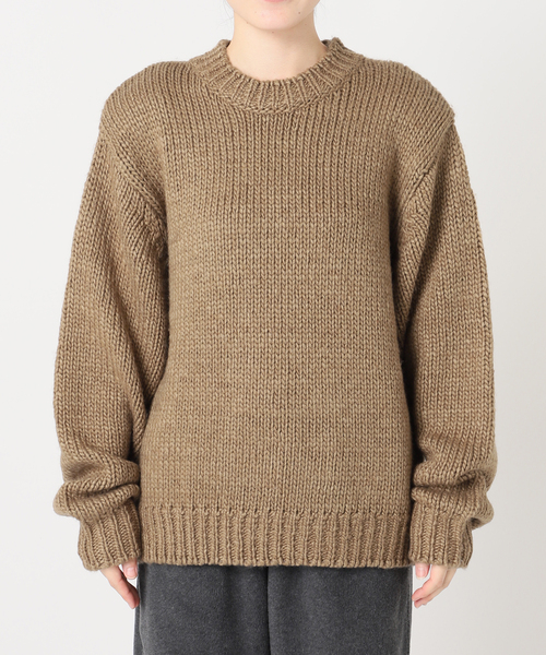 CITYSHOP(シティーショップ)の「LOOSE KNIT PULLOVER:ニット(ニット/セーター・レディース・ブラック/チャコールグレー/ベージュ・FREE)」の21枚目の写真