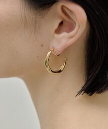 ear PAPILLONNER | 《WEB＆一部店舗限定》ねじれフープイヤリング(イヤリング)