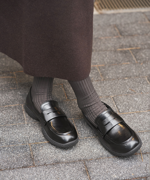FLAT(フラット)の「《追加》Lスニーカーローファー(ローファー・レディース・ブラック系その他/ブラウン・25cm/24.5cm/24cm/23.5cm/23cm/22.5cm/22cm)」の8枚目の写真