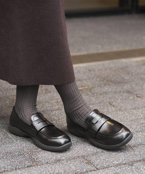 FLAT(フラット)の「《追加》Lスニーカーローファー(ローファー・レディース・ブラック系その他/ブラウン・25cm/24.5cm/24cm/23.5cm/23cm/22.5cm/22cm)」の9枚目の写真