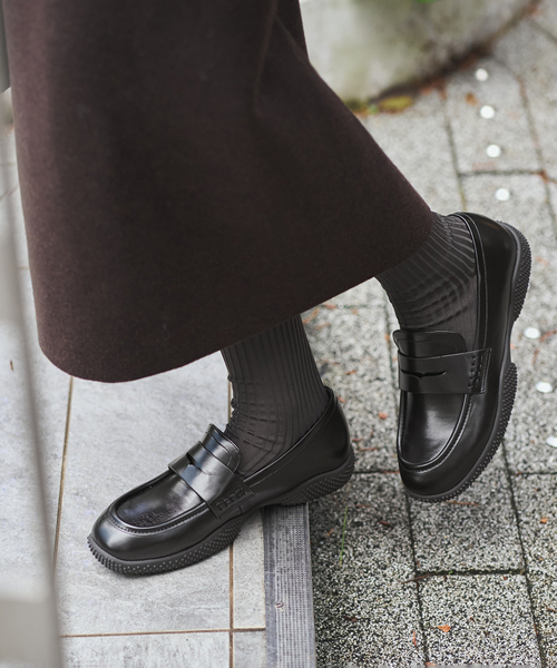 FLAT(フラット)の「《追加》Lスニーカーローファー(ローファー・レディース・ブラック系その他/ブラウン・25cm/24.5cm/24cm/23.5cm/23cm/22.5cm/22cm)」の10枚目の写真