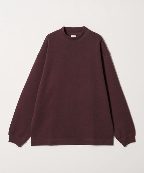 Steven Alan(スティーブンアラン)の「<Steven Alan> ダブルフェイス モックネック カットソー(Tシャツ/カットソー・メンズ・ワインレッド/ブラック・M/S/XL/L)」の2枚目の写真