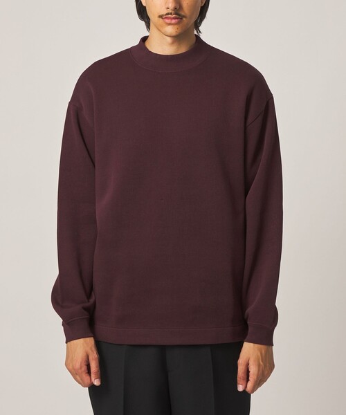 Steven Alan(スティーブンアラン)の「<Steven Alan> ダブルフェイス モックネック カットソー(Tシャツ/カットソー・メンズ・ワインレッド/ブラック・M/S/XL/L)」の14枚目の写真