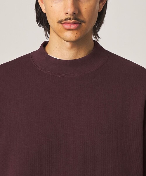Steven Alan(スティーブンアラン)の「<Steven Alan> ダブルフェイス モックネック カットソー(Tシャツ/カットソー・メンズ・ワインレッド/ブラック・M/S/XL/L)」の12枚目の写真