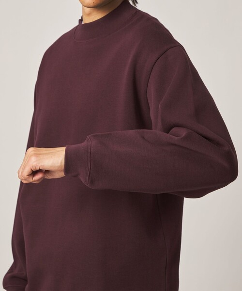 Steven Alan(スティーブンアラン)の「<Steven Alan> ダブルフェイス モックネック カットソー(Tシャツ/カットソー・メンズ・ワインレッド/ブラック・M/S/XL/L)」の7枚目の写真