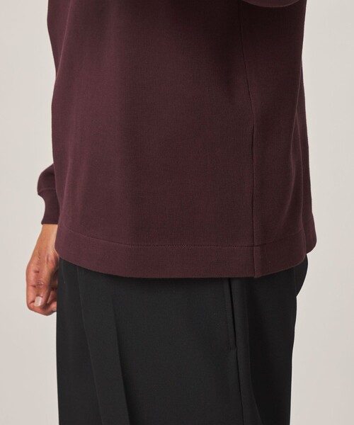 Steven Alan(スティーブンアラン)の「<Steven Alan> ダブルフェイス モックネック カットソー(Tシャツ/カットソー・メンズ・ワインレッド/ブラック・M/S/XL/L)」の10枚目の写真