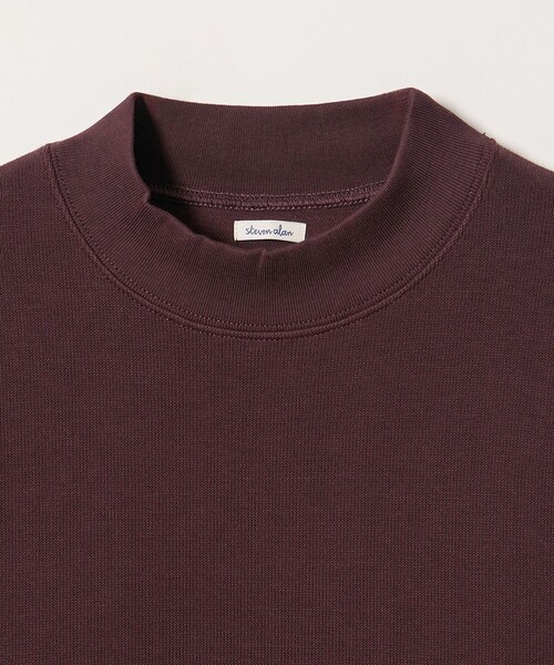 Steven Alan(スティーブンアラン)の「<Steven Alan> ダブルフェイス モックネック カットソー(Tシャツ/カットソー・メンズ・ワインレッド/ブラック・M/S/XL/L)」の15枚目の写真