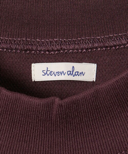 Steven Alan(スティーブンアラン)の「<Steven Alan> ダブルフェイス モックネック カットソー(Tシャツ/カットソー・メンズ・ワインレッド/ブラック・M/S/XL/L)」の6枚目の写真