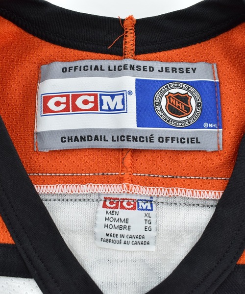 NBA/NFL/NHL/MLB(エヌビーエーエヌエフエルエヌエイチエルエムエルビー)の「【USED】CCM “NHL PHILADELPHIA FLYERS #12” ゲームシャツ(Tシャツ/カットソー・メンズ・ホワイト・X-LARGE)」の3枚目の写真