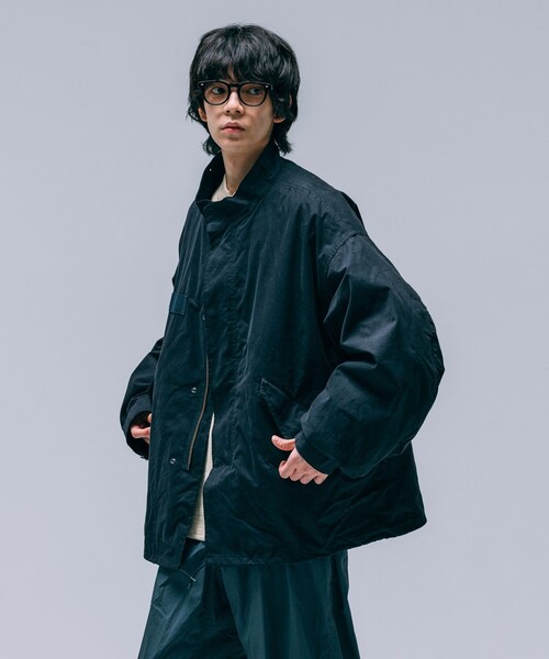 FREAK'S STORE(フリークスストア)の「限定展開 ビッグシルエット ライナーセット ショートモッズコート/ブルゾン&キルティングライナーセット/2枚セット/3WAY(モッズコート・メンズ・ブラック/オリーブ・MEDIUM/SMALL/LARGE)」の2枚目の写真