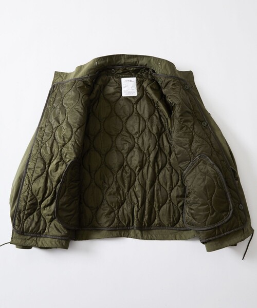 FREAK'S STORE(フリークスストア)の「限定展開 ビッグシルエット ライナーセット ショートモッズコート/ブルゾン&キルティングライナーセット/2枚セット/3WAY(モッズコート・メンズ・ブラック/オリーブ・MEDIUM/SMALL/LARGE)」の4枚目の写真