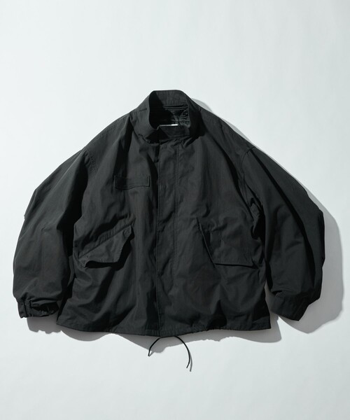 FREAK'S STORE(フリークスストア)の「限定展開 ビッグシルエット ライナーセット ショートモッズコート/ブルゾン&キルティングライナーセット/2枚セット/3WAY(モッズコート・メンズ・ブラック/オリーブ・MEDIUM/SMALL/LARGE)」の6枚目の写真