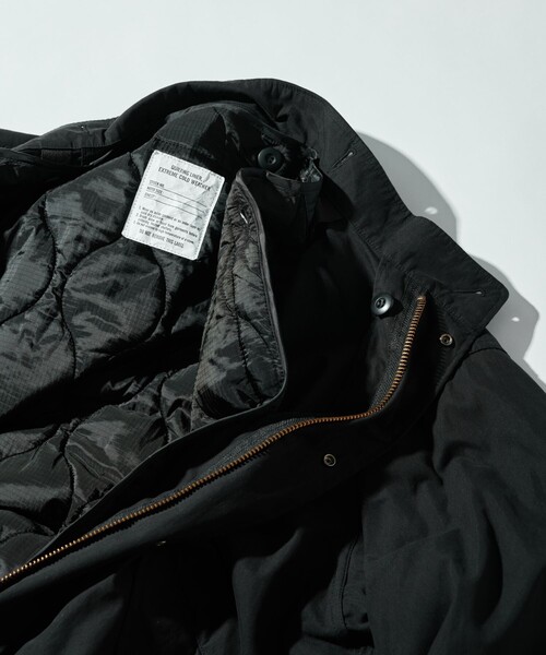 FREAK'S STORE(フリークスストア)の「限定展開 ビッグシルエット ライナーセット ショートモッズコート/ブルゾン&キルティングライナーセット/2枚セット/3WAY(モッズコート・メンズ・ブラック/オリーブ・MEDIUM/SMALL/LARGE)」の10枚目の写真