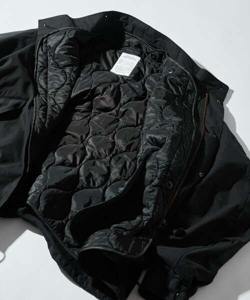 FREAK'S STORE(フリークスストア)の「限定展開 ビッグシルエット ライナーセット ショートモッズコート/ブルゾン&キルティングライナーセット/2枚セット/3WAY(モッズコート・メンズ・ブラック/オリーブ・MEDIUM/SMALL/LARGE)」の14枚目の写真