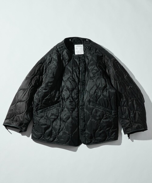 FREAK'S STORE(フリークスストア)の「限定展開 ビッグシルエット ライナーセット ショートモッズコート/ブルゾン&キルティングライナーセット/2枚セット/3WAY(モッズコート・メンズ・ブラック/オリーブ・MEDIUM/SMALL/LARGE)」の15枚目の写真