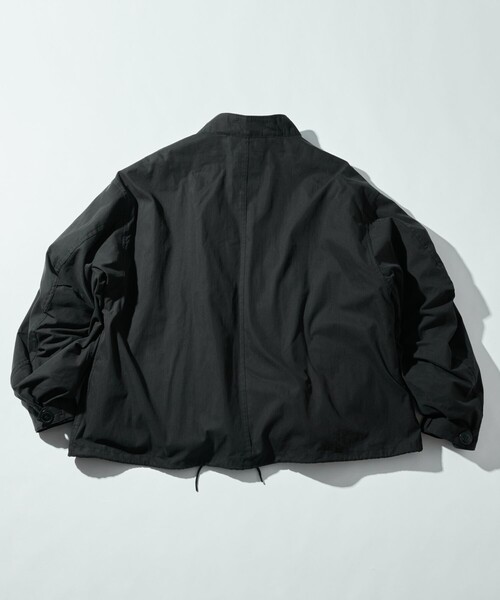 FREAK'S STORE(フリークスストア)の「限定展開 ビッグシルエット ライナーセット ショートモッズコート/ブルゾン&キルティングライナーセット/2枚セット/3WAY(モッズコート・メンズ・ブラック/オリーブ・MEDIUM/SMALL/LARGE)」の16枚目の写真