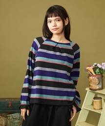 Raya ancha ボーダーカットソープルオーバー