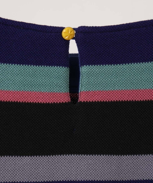 Jocomomola(ホコモモラ)の「Raya ancha ボーダーカットソープルオーバー(Tシャツ/カットソー・レディース・ブルー/レッド・40)」の20枚目の写真