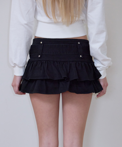 ROSEFRANTZ（ロゼフランツ）の「Cancan Belted Mini Skirt [Black]（スカート・レディース・ブラック・SMALL/MEDIUM）」の9枚目の写真