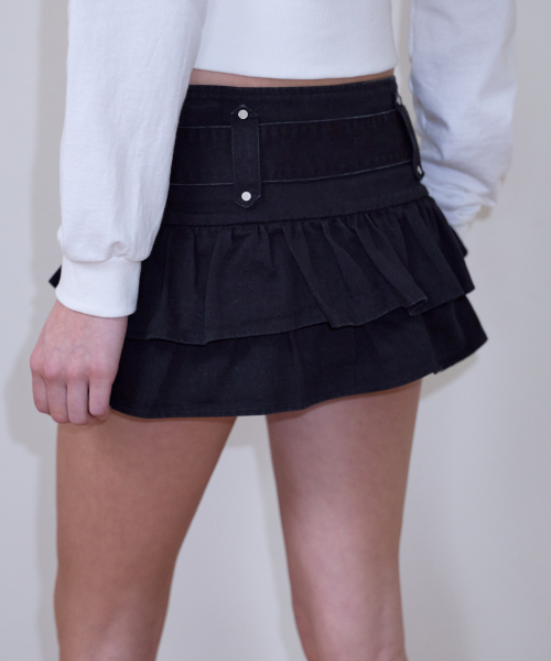 ROSEFRANTZ（ロゼフランツ）の「Cancan Belted Mini Skirt [Black]（スカート・レディース・ブラック・SMALL/MEDIUM）」の10枚目の写真