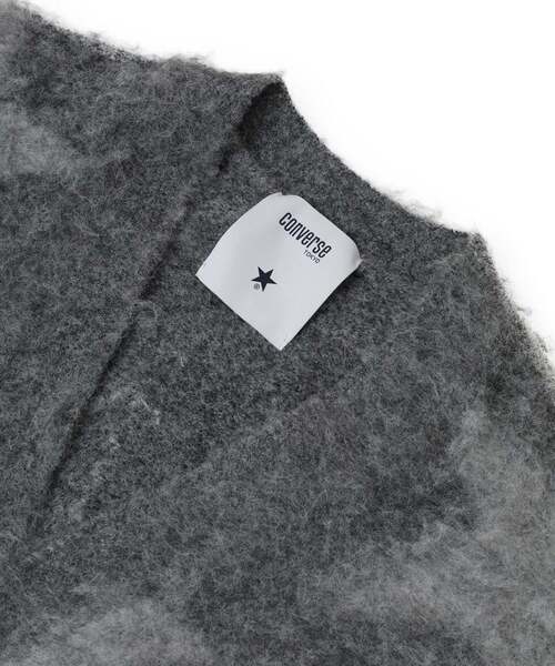 CONVERSE TOKYO(コンバーストウキョウ)の「STAR★ ALLOVER STITCH KNIT CARDIGAN(カーディガン/ボレロ・レディース・ピンク/グレー/サックスブルー・SMALL/MEDIUM)」の10枚目の写真