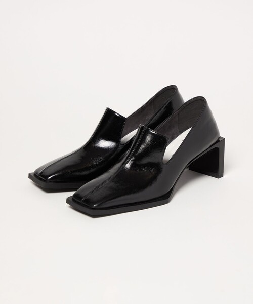 SY UNITED ARROWS(シーユナイテッドアローズ)の「<SY>エッジヒールローファー パンプス55↑(パンプス・レディース・ブラック/オフホワイト・23cm/22.5cm/22cm/25cm/24.5cm/24cm/23.5cm)」の3枚目の写真