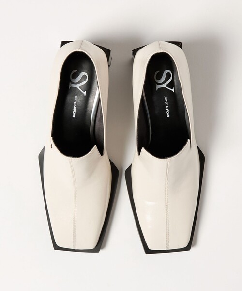 SY UNITED ARROWS(シーユナイテッドアローズ)の「<SY>エッジヒールローファー パンプス55↑(パンプス・レディース・ブラック/オフホワイト・23cm/22.5cm/22cm/25cm/24.5cm/24cm/23.5cm)」の11枚目の写真