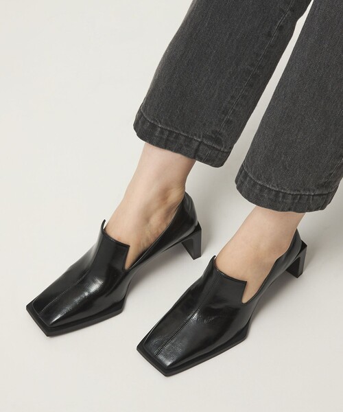 SY UNITED ARROWS(シーユナイテッドアローズ)の「<SY>エッジヒールローファー パンプス55↑(パンプス・レディース・ブラック/オフホワイト・23cm/22.5cm/22cm/25cm/24.5cm/24cm/23.5cm)」の14枚目の写真