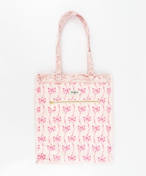 Cath Kidston(キャスキッドソン)の「ベロアトート(トートバッグ・レディース・ブルー/ピンク・FREE)」の7枚目の写真