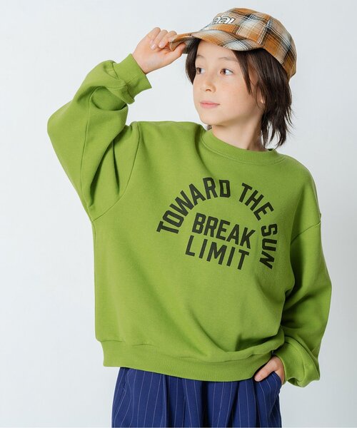 BREEZE（ブリーズ）の「ロゴプリントトレーナー_AAAL PRODUCTS（スウェット・キッズ・イエロー/ピンク/グレー/その他11/ブラック/ネイビー/その他12/グリーン/ブルー・100/90/110/140/120/130/160/150）」の4枚目の写真
