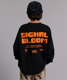 PAIRMANON STREET（ペアマノンストリート）の「【90-160cm】ワッフル アソート プリント 長袖 Tシャツ【PAIRMANON STREET】（Tシャツ/カットソー）」