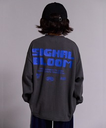 PAIRMANON STREET（ペアマノンストリート）の「【90-160cm】ワッフル アソート プリント 長袖 Tシャツ【PAIRMANON STREET】（Tシャツ/カットソー）」