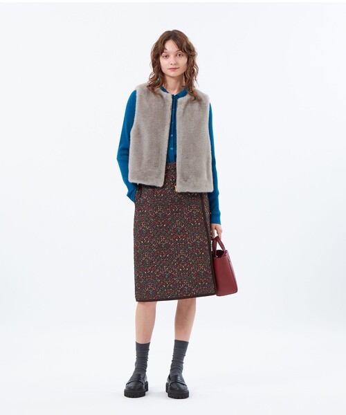 MACKINTOSH PHILOSOPHY(マッキントッシュ フィロソフィー)の「【Hollins Vest(ホリンズベスト)】エコファージレ(ベスト・レディース・ブラウン系その他4/グレー系その他2・38)」の11枚目の写真