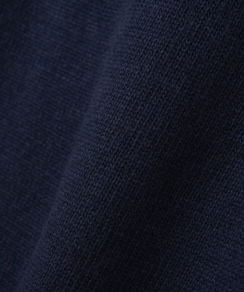 Millo Archive（ミロ アーカイブ）の「SLANTED ヘンリーネックニット [ネイビー]（ニット/セーター・レディース・その他・MEDIUM/LARGE/X-LARGE）」の4枚目の写真