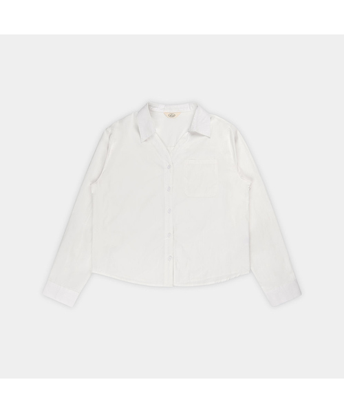 PIGMENT(ピグメント)の「オフィスカラーブラウス/シャツ (KYNB2606026)(シャツ/ブラウス・レディース・ブラウン/ネイビー/ホワイト・FREE)」の1枚目の写真
