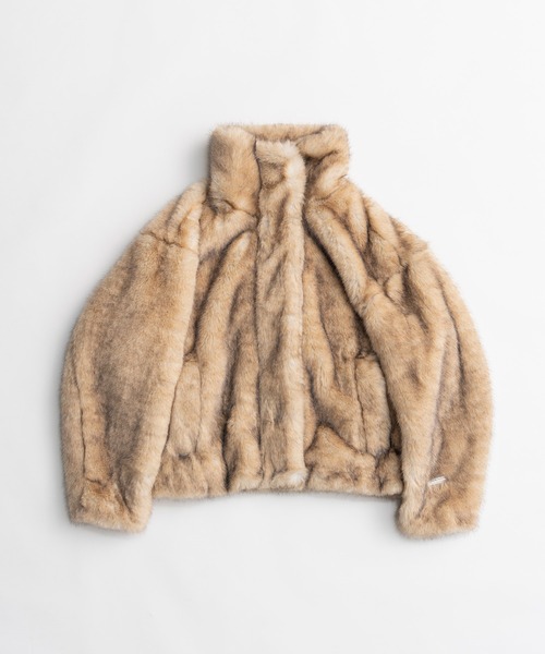 PRANK PROJECT（プランクプロジェクト）の「【2026Winter Pre-Order】シンセティックファーブルゾン / Synthetic Fur Blouson（ブルゾン・レディース・ベージュ/ブラウン・FREE）」の15枚目の写真