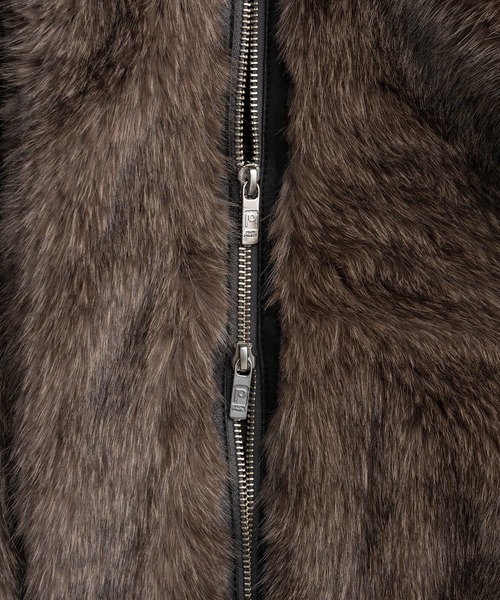PRANK PROJECT（プランクプロジェクト）の「【2026Winter Pre-Order】シンセティックファーブルゾン / Synthetic Fur Blouson（ブルゾン・レディース・ベージュ/ブラウン・FREE）」の21枚目の写真
