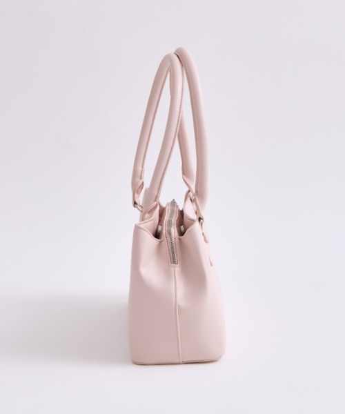 OLIVE des OLIVE（オリーブデオリーブ）の「ワイドロゴボストンバッグ（ボストンバッグ・レディース・オフホワイト/ピンク/ブラック・FREE）」の5枚目の写真