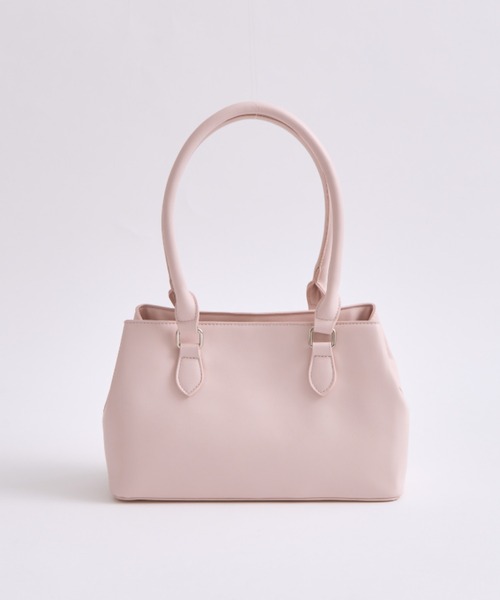 OLIVE des OLIVE（オリーブデオリーブ）の「ワイドロゴボストンバッグ（ボストンバッグ・レディース・オフホワイト/ピンク/ブラック・FREE）」の6枚目の写真