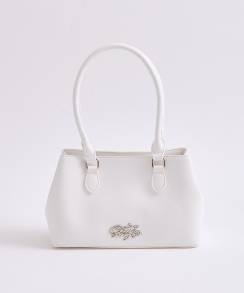 OLIVE des OLIVE（オリーブデオリーブ）の「ワイドロゴボストンバッグ（ボストンバッグ・レディース・オフホワイト/ピンク/ブラック・FREE）」の15枚目の写真