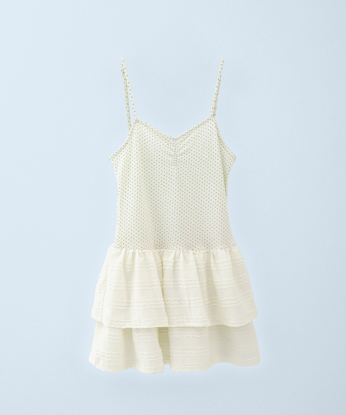 BadBlue（バッドブルー）の「Dot Garden Dress Ivory（ワンピース・レディース・その他・FREE）」の6枚目の写真