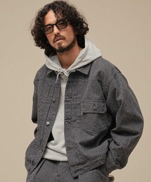 THEOREM（セオレム）の「mj12029-Shadow Leopard Denim 1st-type Jacket シャドウレオパードGジャン(TRM-2623013)（デニムジャケット）」