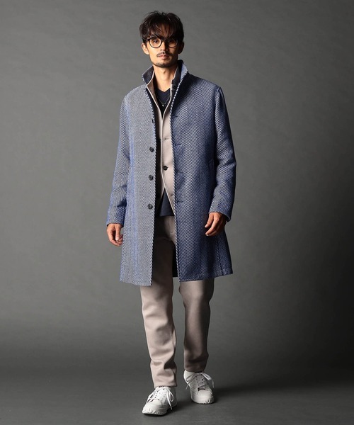 NICOLE CLUB FOR MEN(ニコルクラブフォーメン)の「【WEB限定】アラカルトハイブリットメルトン スタンドコート(その他アウター・メンズ・その他4/その他5/ブラック/その他3・MEDIUM/LARGE/XX-LARGE/X-LARGE)」の7枚目の写真