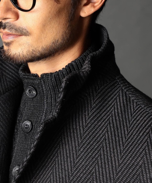 NICOLE CLUB FOR MEN(ニコルクラブフォーメン)の「【WEB限定】アラカルトハイブリットメルトン スタンドコート(その他アウター・メンズ・その他4/その他5/ブラック/その他3・MEDIUM/LARGE/XX-LARGE/X-LARGE)」の13枚目の写真