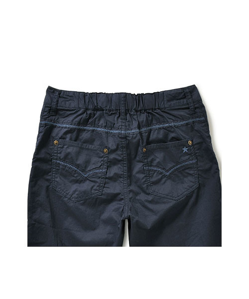 Live in comfort(リブインコンフォート)の「リブ イン コンフォート すそのクシュクシュで美脚見えがかなう クロップドパンツ (その他パンツ・レディース・カーキ/ブラック/ネイビー・58/61)」の15枚目の写真