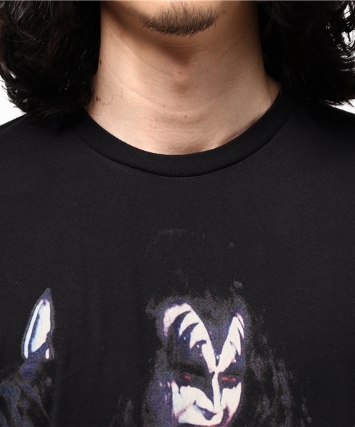 HYSTERIC GLAMOUR（ヒステリックグラマー）の「KISS/GENE pt T-SH（Tシャツ/カットソー・メンズ・ブラック・X-LARGE/MEDIUM/LARGE/SMALL）」の4枚目の写真