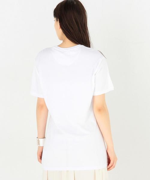 ELEVEN PARIS（イレブンパリ）の「ELEVEN PARIS バスキア スカル Tシャツ/ BCELEVEN/P BSQIT SKL T◆（Tシャツ/カットソー・レディース・ホワイト・フリー）」の2枚目の写真